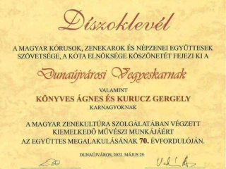 Boldog születésnapot, Dunaújvárosi Vegyeskar! - fotó: 