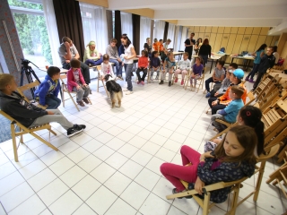 Felelős állattartás előadás a gyerekeknek - fotó: Ónodi Zoltán