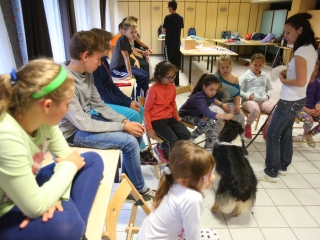 Felelős állattartás előadás a gyerekeknek - fotó: Ónodi Zoltán