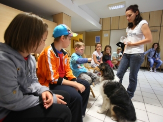 Felelős állattartás előadás a gyerekeknek - fotó: Ónodi Zoltán