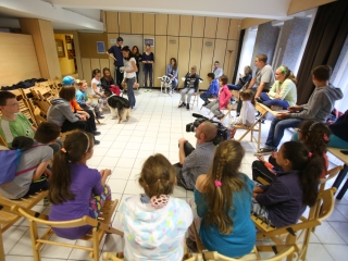 Felelős állattartás előadás a gyerekeknek - fotó: Ónodi Zoltán