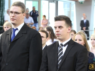 Ünnepélyes diplomaátadó a főiskolán - fotó: Sándor Judit