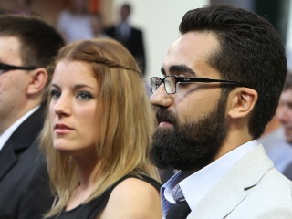 Ünnepélyes diplomaátadó a főiskolán - fotó: Sándor Judit