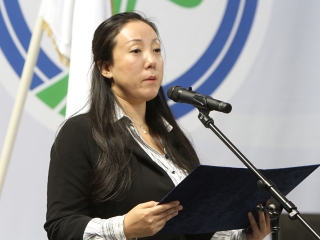 Ünnepélyes diplomaátadó a főiskolán - fotó: Sándor Judit