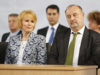 Ünnepélyes diplomaátadó a főiskolán - fotó: Sándor Judit