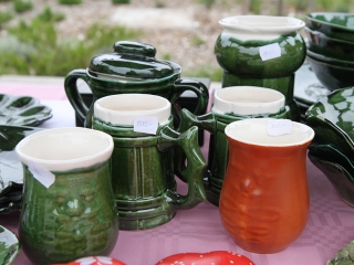 Megyenapi kirakodós a Városháza téren - fotó: Sándor Judit