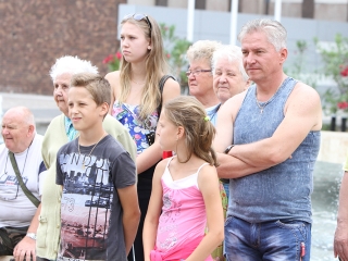 Megyenapi kirakodós a Városháza téren - fotó: Sándor Judit