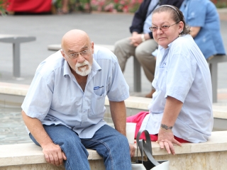 Megyenapi kirakodós a Városháza téren - fotó: Sándor Judit