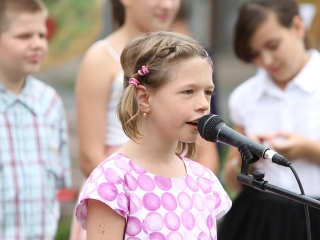 Megyenapi kirakodós a Városháza téren - fotó: Sándor Judit