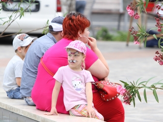 Megyenapi kirakodós a Városháza téren - fotó: Sándor Judit