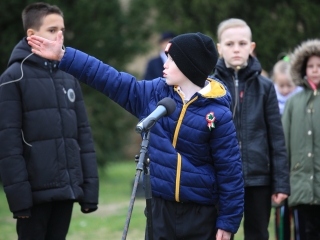 Megemlékezés és koszorúzás a forradalmi emlékműnél - fotó: 