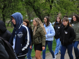 Kékben ragyogó séta a "jószoli" csapatával - fotó: 