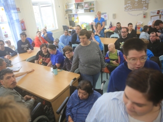 Kékben ragyogó séta a "jószoli" csapatával - fotó: 