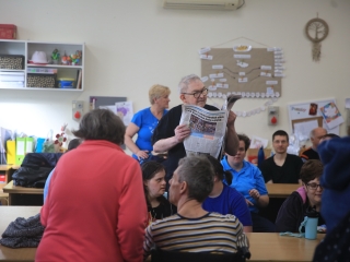 Kékben ragyogó séta a "jószoli" csapatával - fotó: 