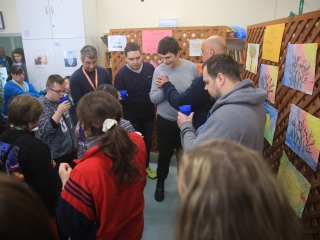 Kékben ragyogó séta a "jószoli" csapatával - fotó: 