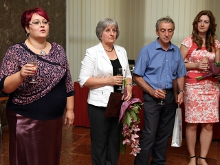 Hárman vehették át a Dunaújváros Közszolgálatáért Díjat - fotó: Sándor Judit