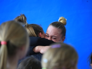 Tornászok fogadása az Eb után - fotó: 