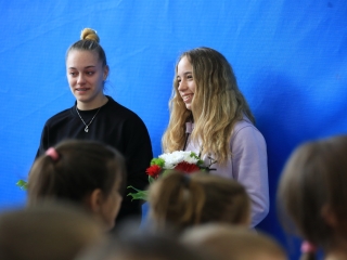 Tornászok fogadása az Eb után - fotó: 