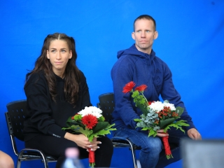 Tornászok fogadása az Eb után - fotó: 