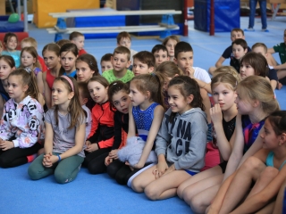 Tornászok fogadása az Eb után - fotó: 