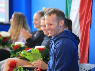 Tornászok fogadása az Eb után - fotó: 