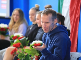 Tornászok fogadása az Eb után - fotó: 