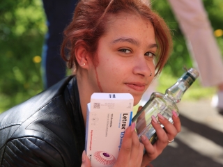 Életmentő diákok a Kultik Moziban és környékén - fotó: 