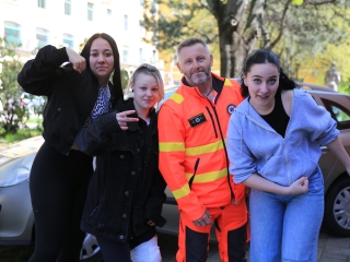 Életmentő diákok a Kultik Moziban és környékén - fotó: 