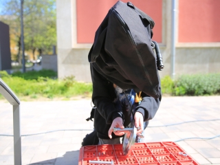 Életmentő diákok a Kultik Moziban és környékén - fotó: 