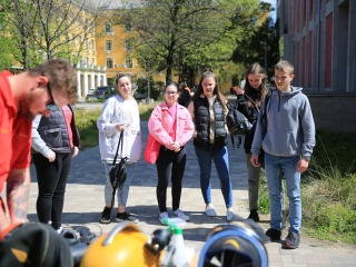 Életmentő diákok a Kultik Moziban és környékén - fotó: 