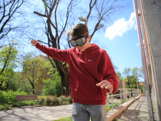 Életmentő diákok a Kultik Moziban és környékén - fotó: 