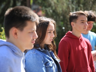 Életmentő diákok a Kultik Moziban és környékén - fotó: 