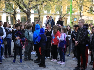 Életmentő diákok a Kultik Moziban és környékén - fotó: 