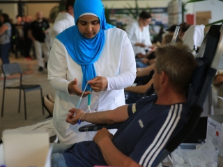 Sportolói Véradás Rekordkísérlettel - fotó: 