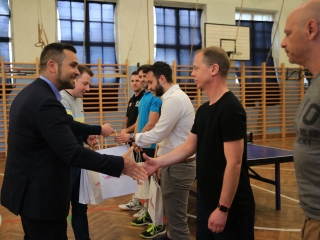 Asztaliteniszezők köszöntése - fotó: 