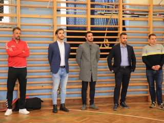 Asztaliteniszezők köszöntése - fotó: 