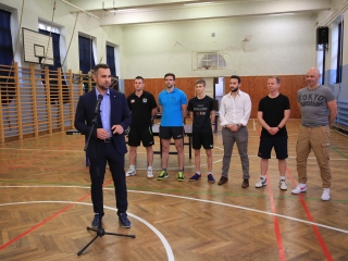 Asztaliteniszezők köszöntése - fotó: 