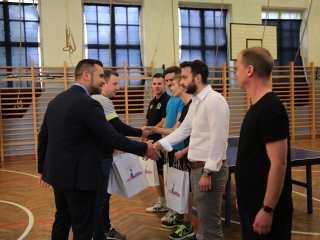 Asztaliteniszezők köszöntése - fotó: 