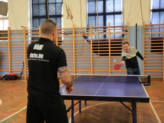 Asztaliteniszezők köszöntése - fotó: 