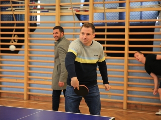 Asztaliteniszezők köszöntése - fotó: 