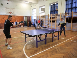 Asztaliteniszezők köszöntése - fotó: 