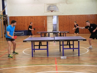 Asztaliteniszezők köszöntése - fotó: 