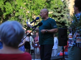 Demonstráció a státusztörvény ellen - fotó: 