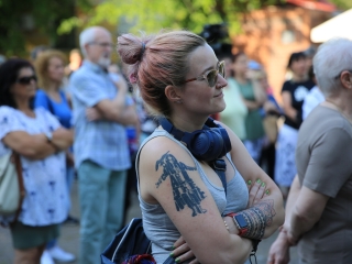 Demonstráció a státusztörvény ellen - fotó: 