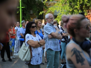 Demonstráció a státusztörvény ellen - fotó: 