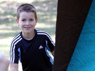 Cimbora Tábor a kempingben - fotó: 