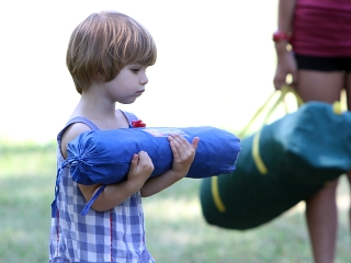Cimbora Tábor a kempingben - fotó: 