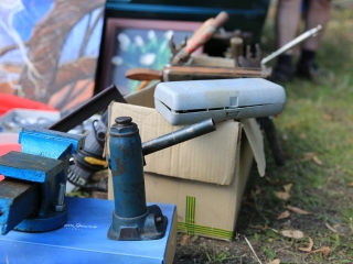 Közösségi kincsvadászat a volt újtelepi iskola udvarán - fotó: 