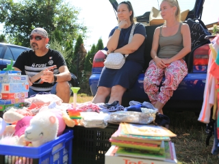 Közösségi kincsvadászat a volt újtelepi iskola udvarán - fotó: 