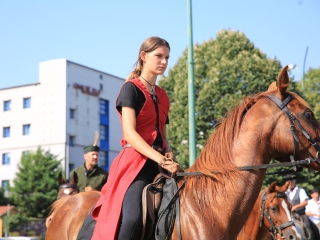 Zarándokok II. Lajos nyomában a Lajos-köveknél - fotó: 